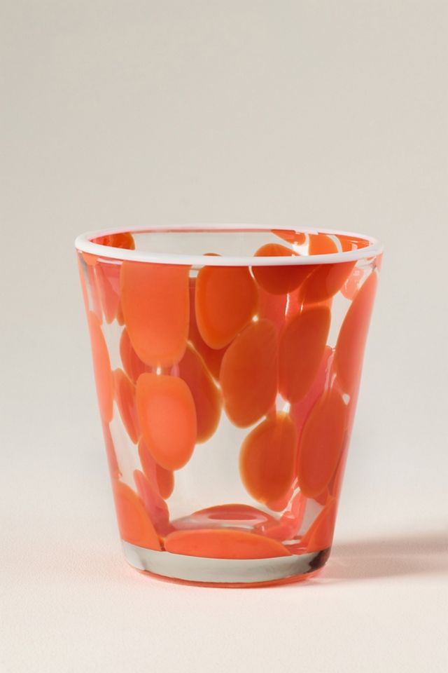 Dapple Dot Hand-Blown Juice Glass #1