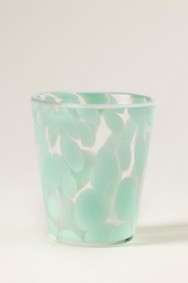 Dapple Dot Hand-Blown Juice Glass #1