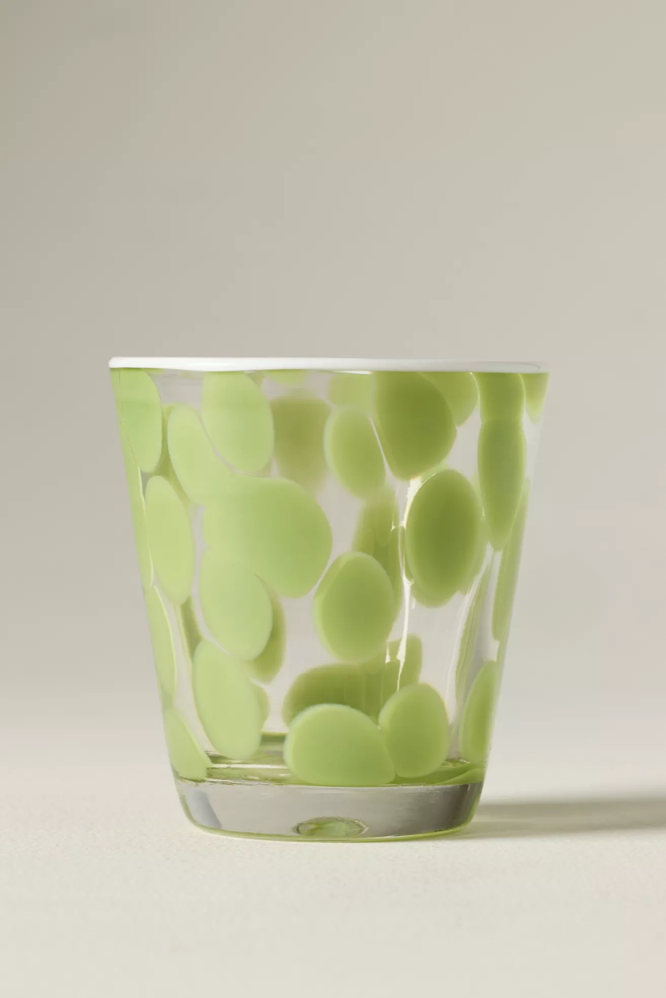 Dapple Dot Hand-Blown Juice Glass - thumbnail 2