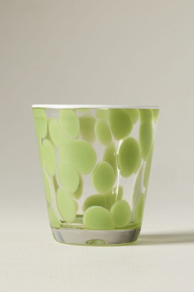 Dapple Dot Hand-Blown Juice Glass #1