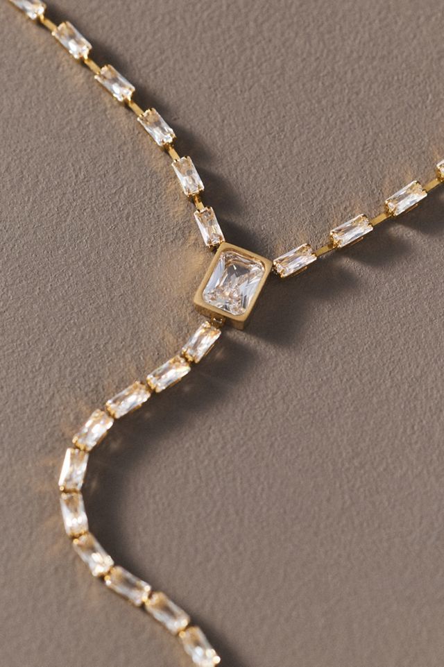 Petit Moments Baguette Y Necklace #3