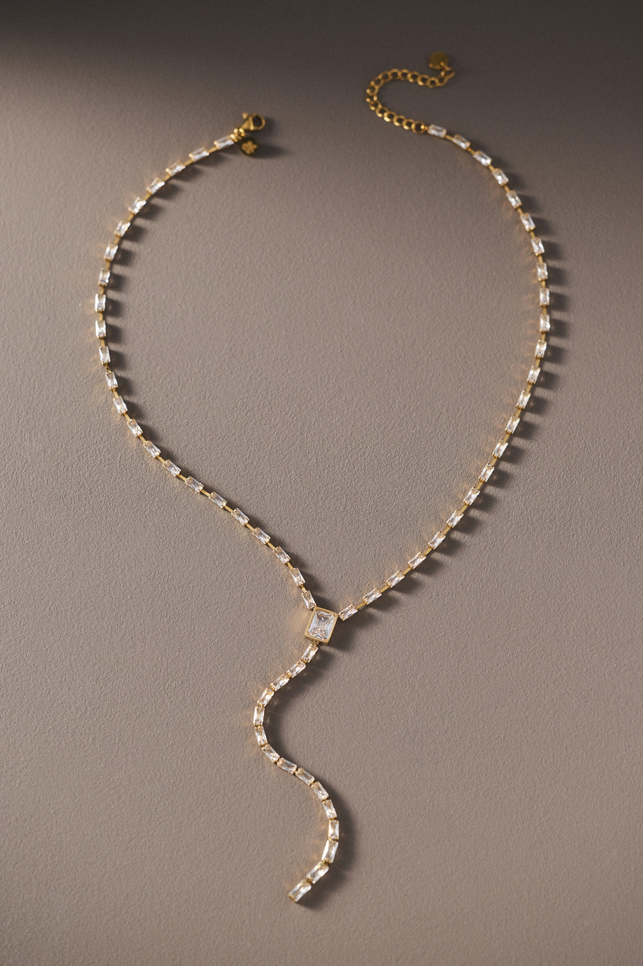 Petit Moments Baguette Y Necklace