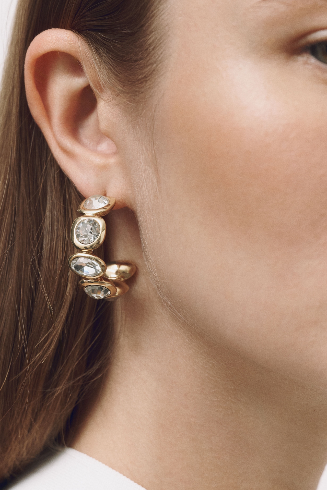 Petit Moments Sevilla Crystal Hoop Earrings
