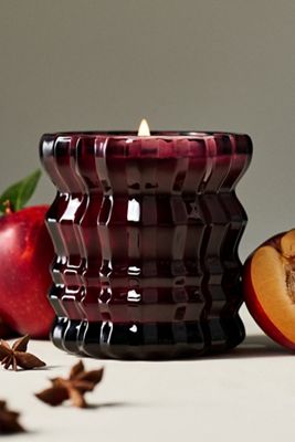 Auden Lueur Fruity Plum Noir Boxed Glass Candle