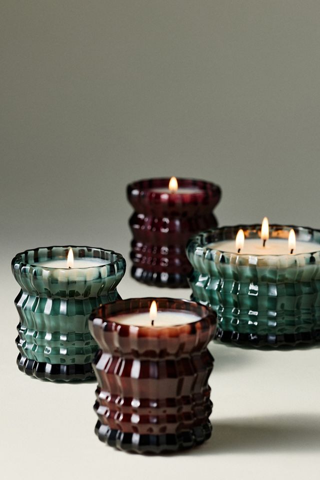 Auden Lueur Woody Noël Low Wide Boxed Glass Candle #1