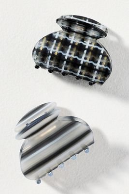 Mini Hair Claw Clips, Set of 2