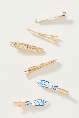 Mosaic Shell Hair Clips