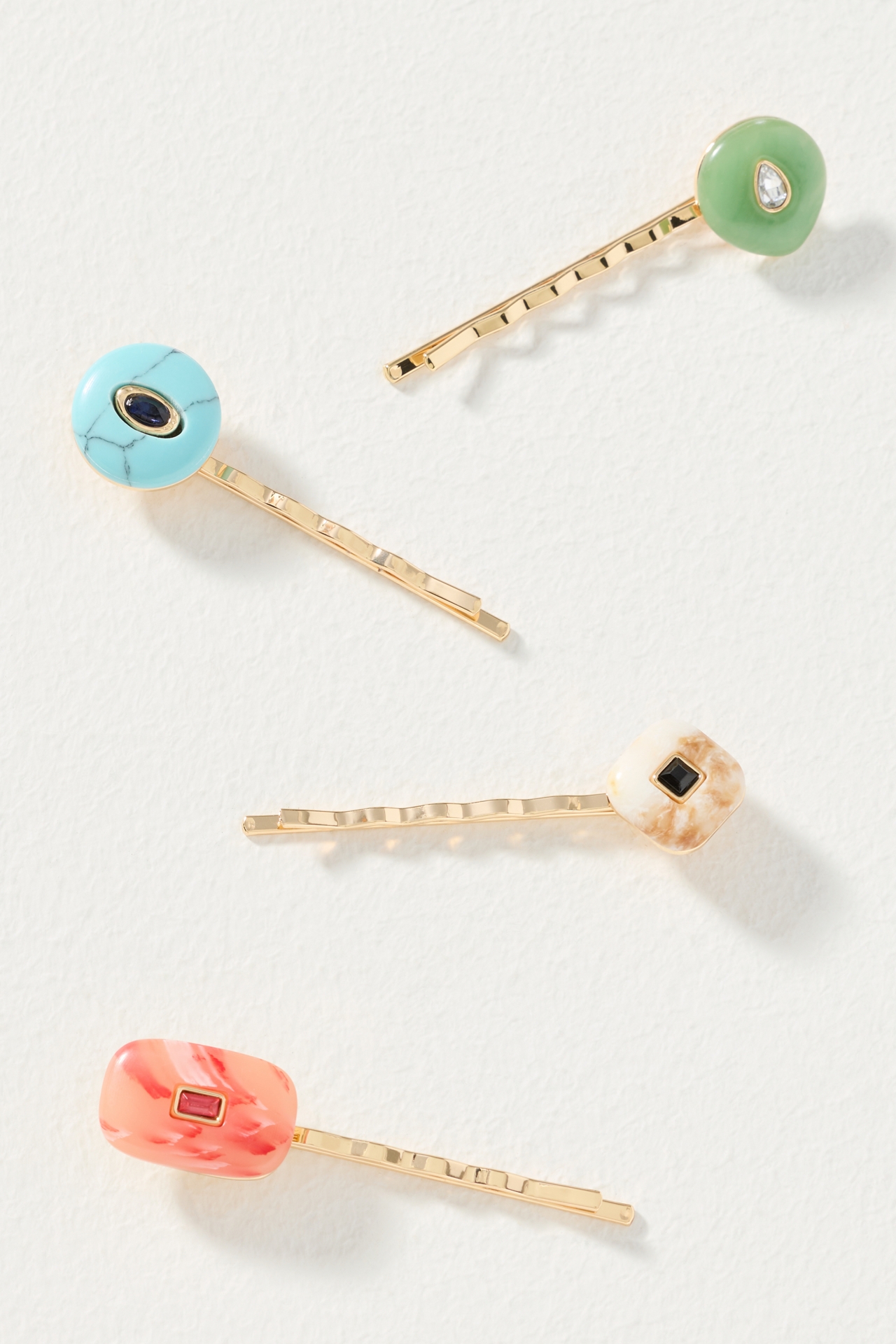 Stone Bobby Pins