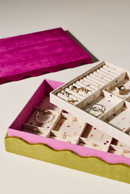 Ariel Gordon Jewelry Scalloped Floret Jewelry Box | AnthroHome