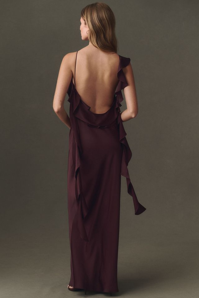 Shona Joy Agnes Ruffle Maxi Slip Dress #4