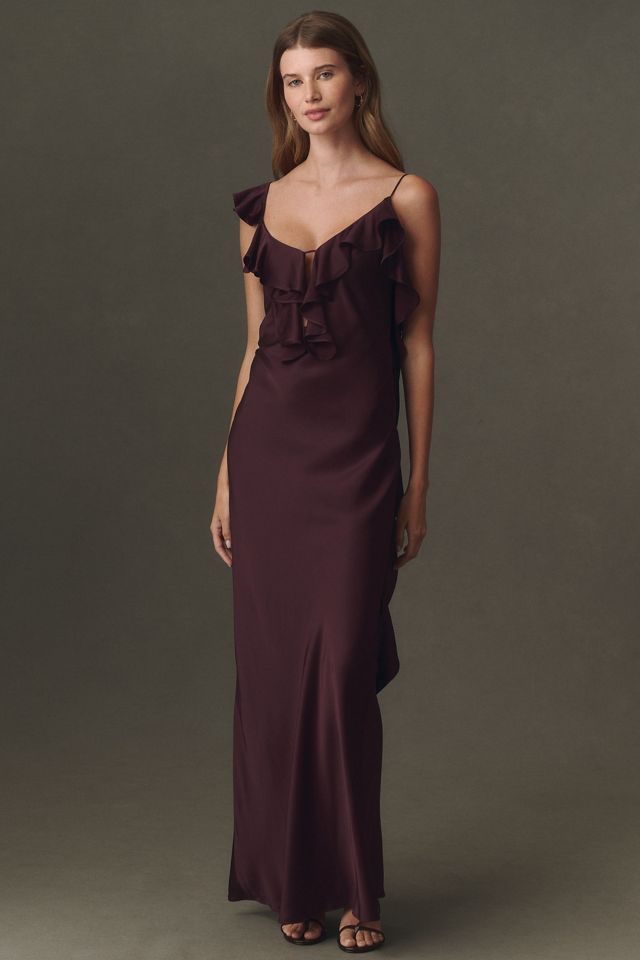 Shona Joy Agnes Ruffle Maxi Slip Dress #2