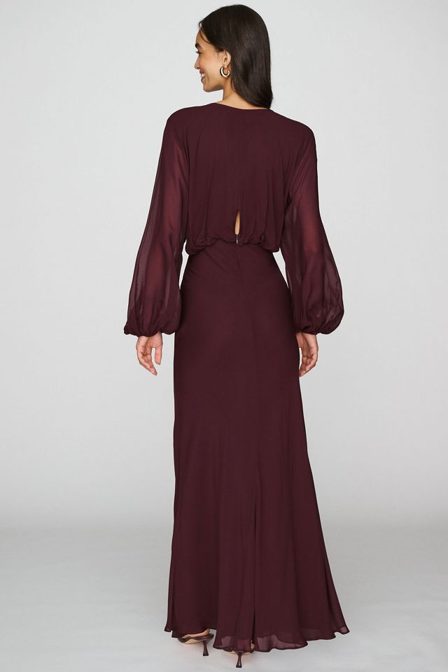Shona Joy Amina Plunge Maxi Dress #1