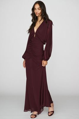 Shona Joy Amina Plunge Maxi Dress