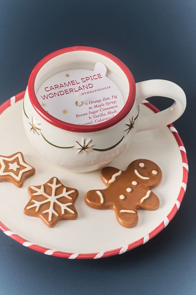 Milk & Cookies Gourmand Caramel Spice Wonderland Ceramic Candle #2