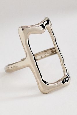 Anello Regolabile a Rettangolo Aperto