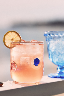 Anthropologie Island Icon Juice Glass