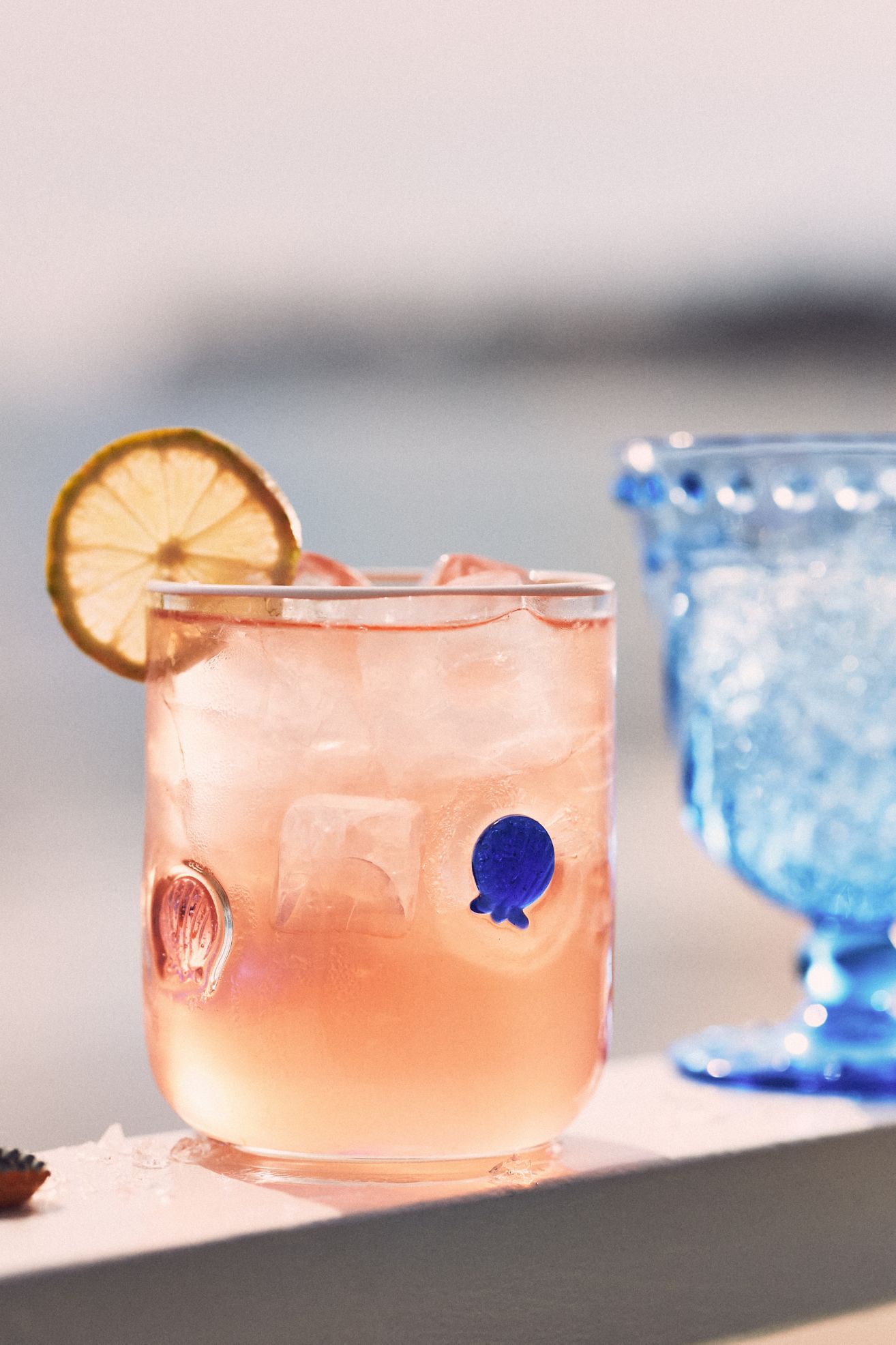 The Island Icon Juice Glass - Seashell, One Size