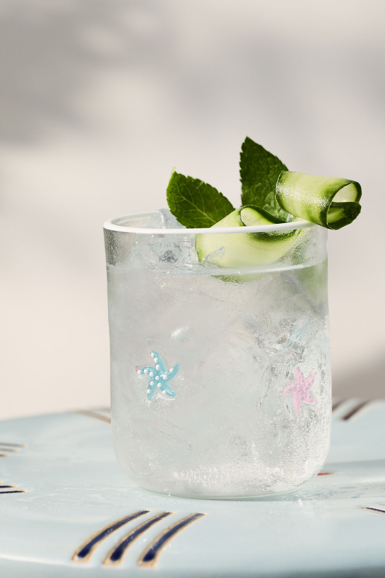 The Island Icon Juice Glass - Starfish, One Size