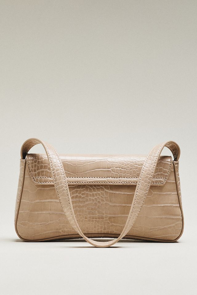 Maeve Faux-Leather Croc Purse #1