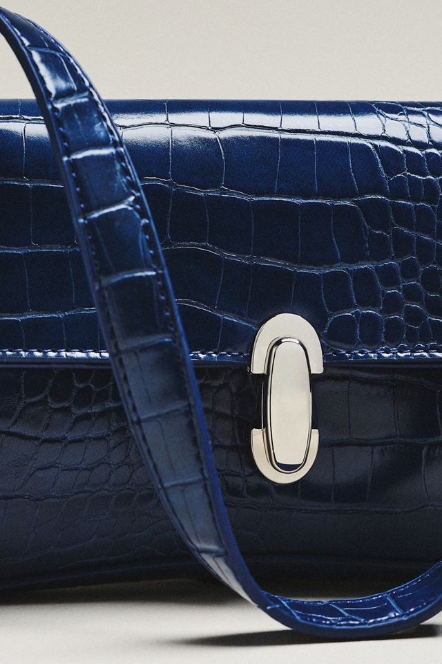 Maeve Faux-Leather Croc Purse #4