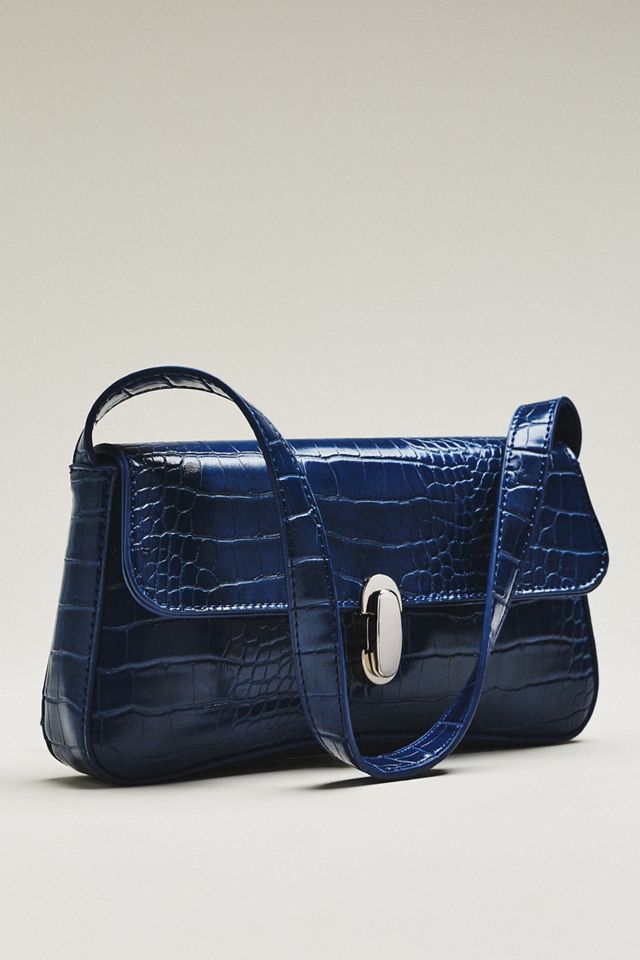 Maeve Faux-Leather Croc Purse #1