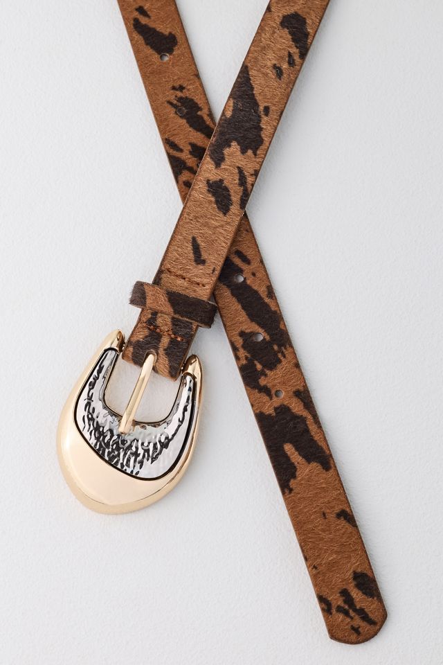 8 Other Reasons Skinny Animal Print Belt #1