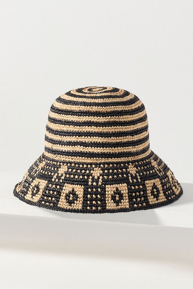 Brixton Packable Straw Bucket Hat #1
