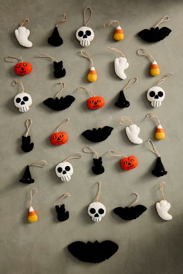 Halloween Icon Felt Ornaments, Set of 31 #5