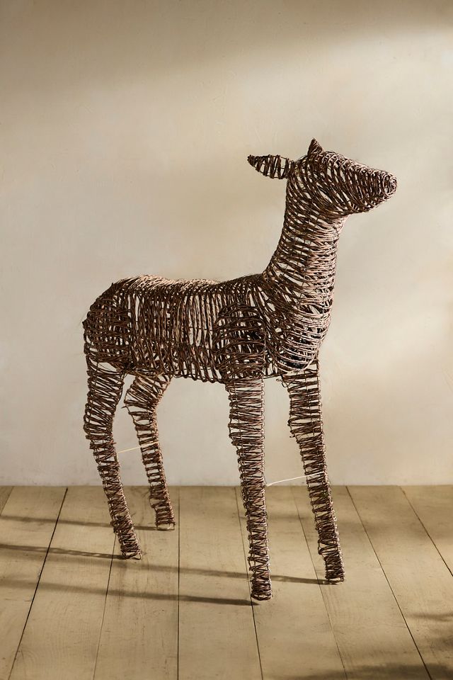 Illuminated Vine Reindeer Calf #2