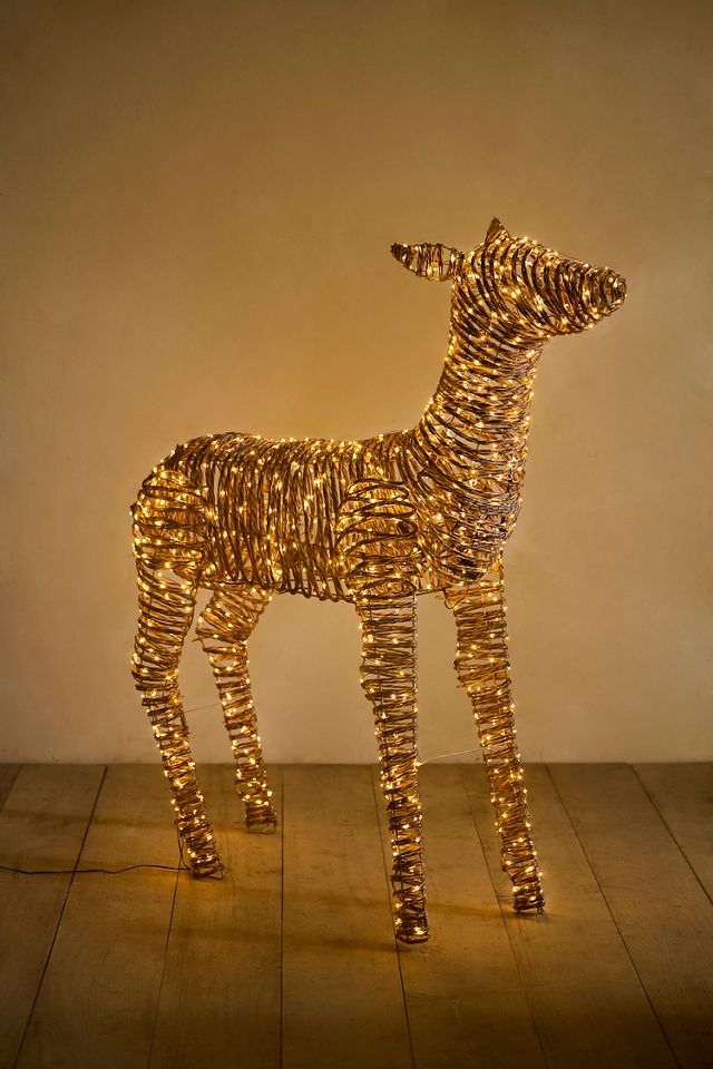 Illuminated Vine Reindeer Calf #3