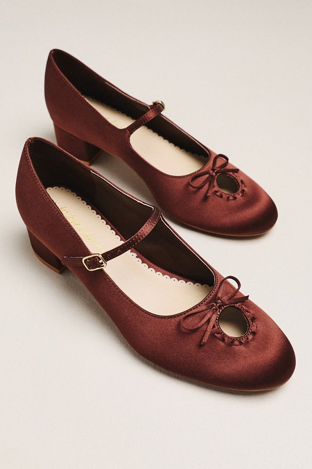 For Love & Lemons Annie Mary Jane Block Heels #1
