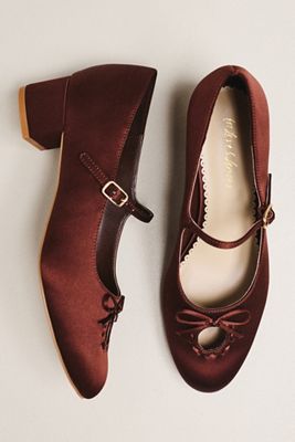 For Love & Lemons Annie Mary Jane Block Heels