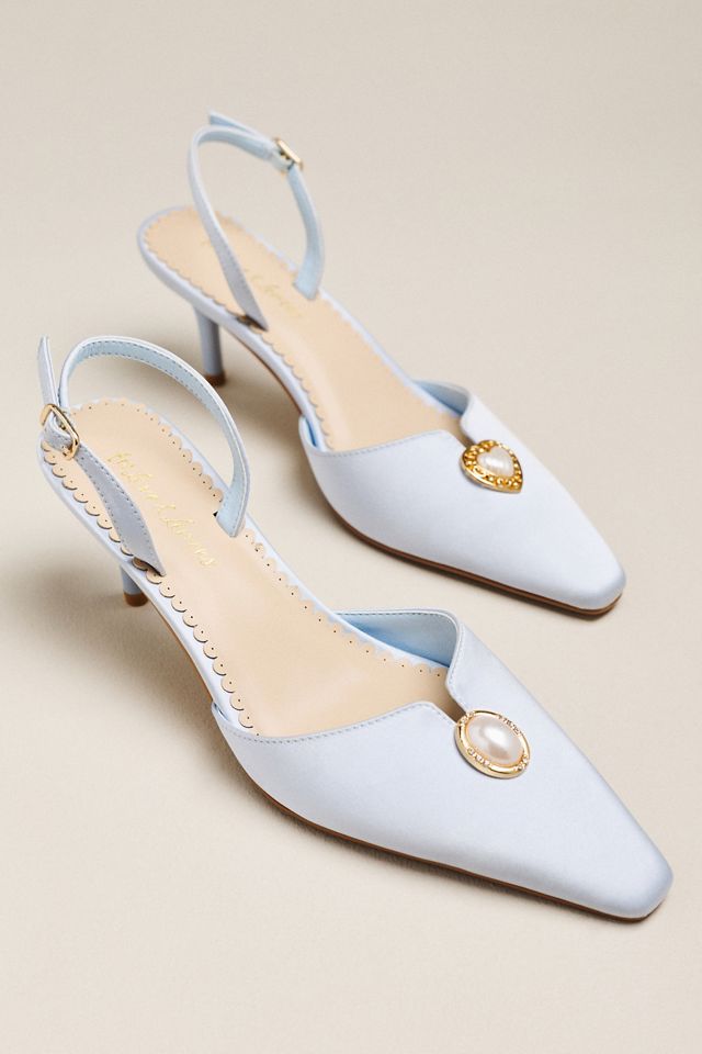 For Love & Lemons Carol Slingback Heels #1