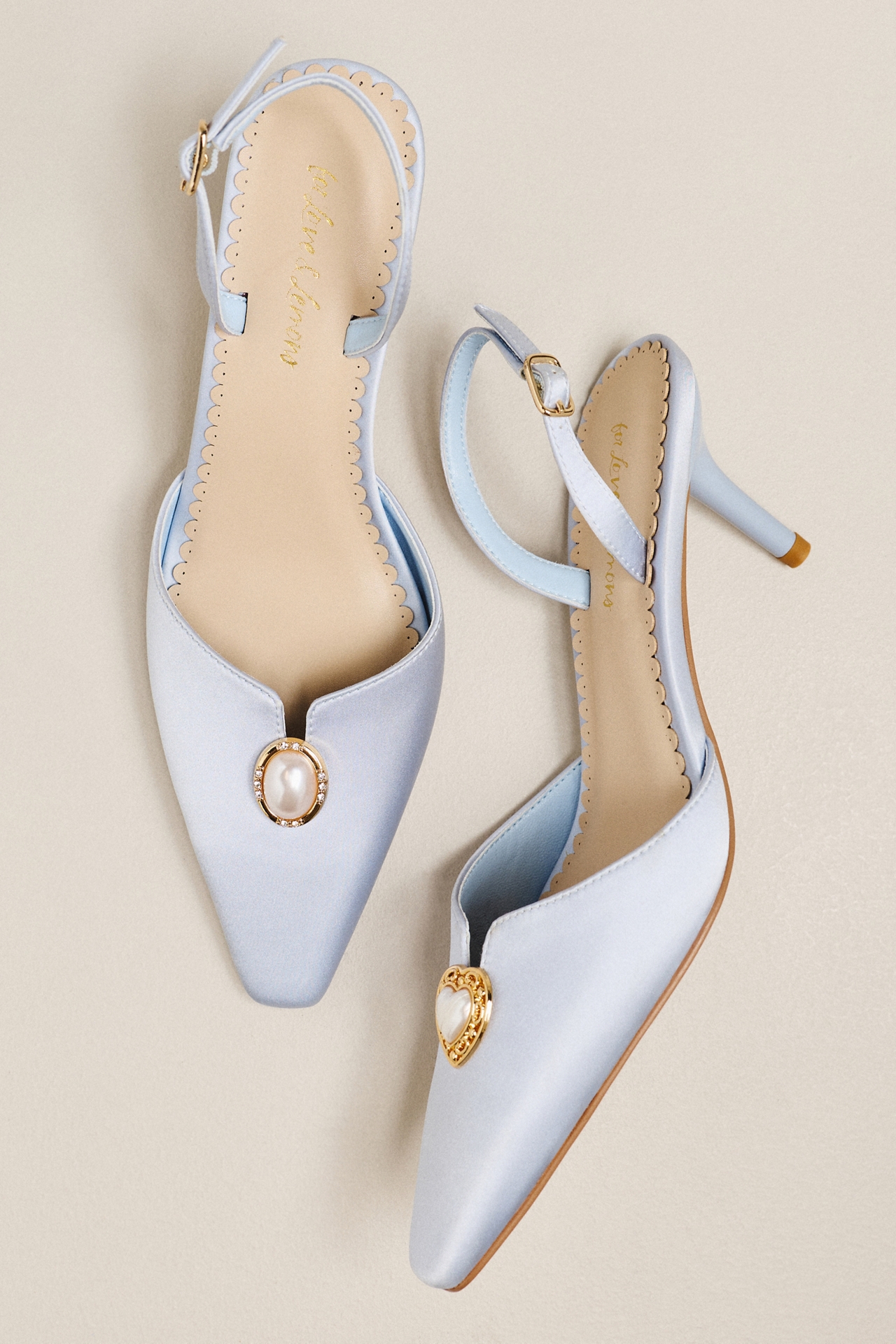 For Love & Lemons Carol Slingback Heels
