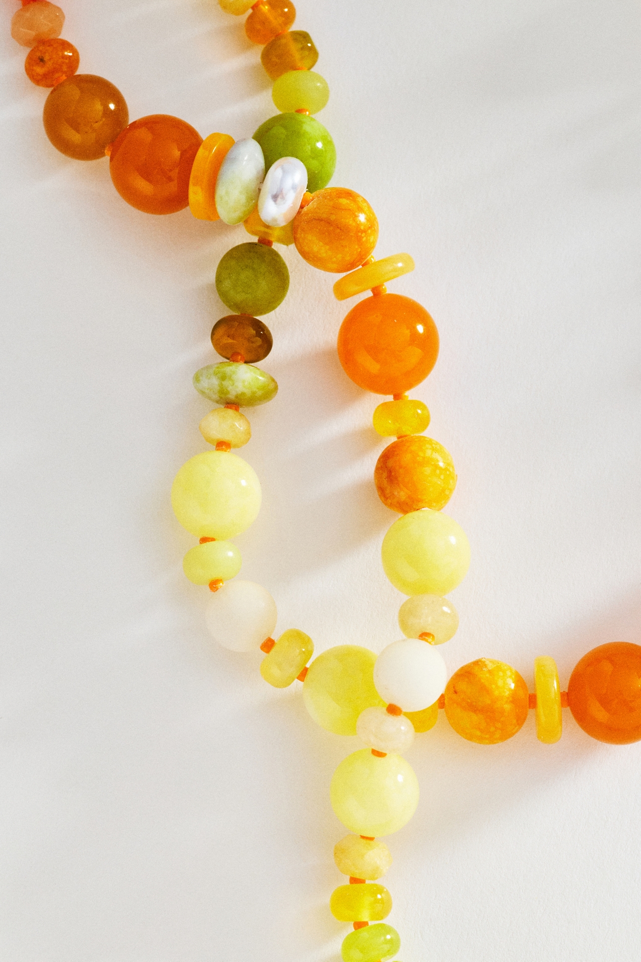 Multi-Color Beaded Necklace