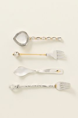 Suleika Jaouad & Jon Batiste Appetizer Utensils, Mixed Set of 4
