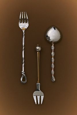 Suleika Jaouad & Jon Batiste Appetizer Utensils, Mixed Set of 4