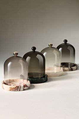 Poured New York Candle Cloche + Stone