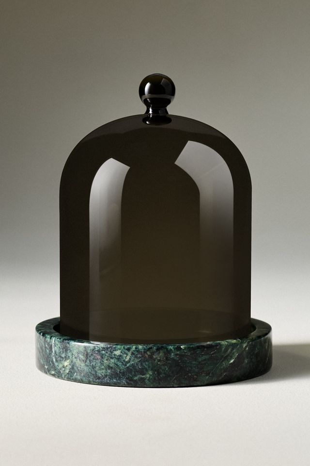 Poured New York Candle Cloche + Stone #1