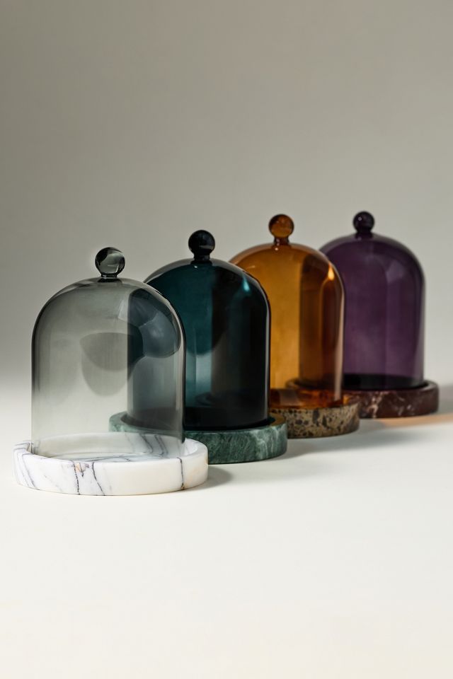 Poured New York Candle Cloche + Stone #3