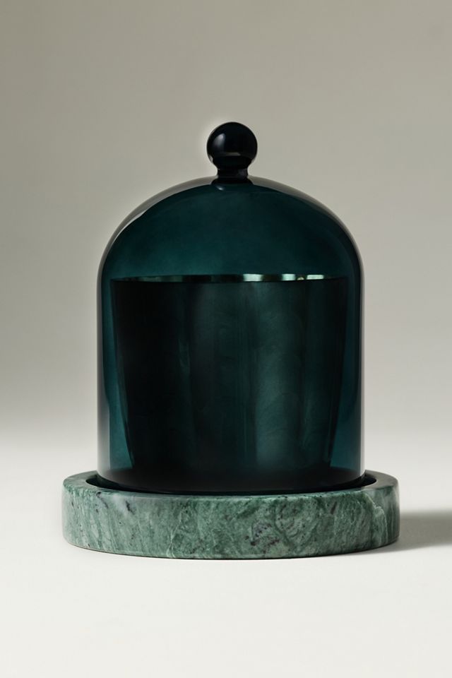 Poured New York Candle Cloche + Stone #2