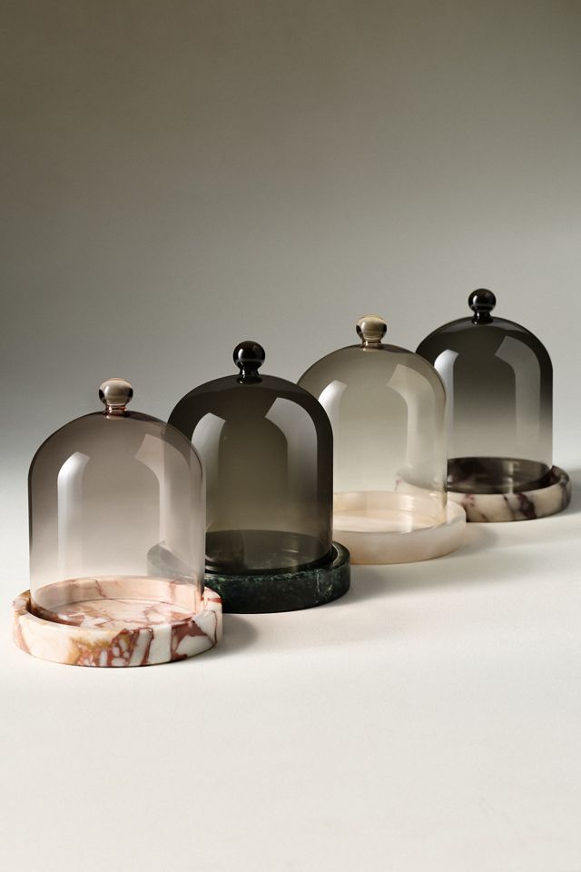 Poured New York Candle Cloche + Stone #3