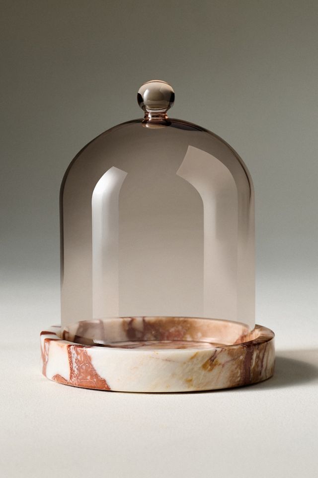 Poured New York Candle Cloche + Stone #1