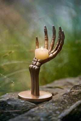 Skeleton Hand Votive Holder
