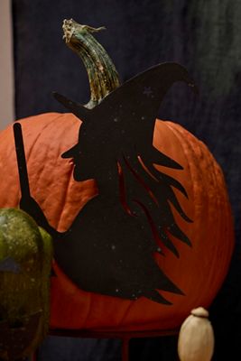 Witch Pumpkin Stake