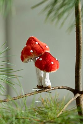 Mushroom Clip Ornament