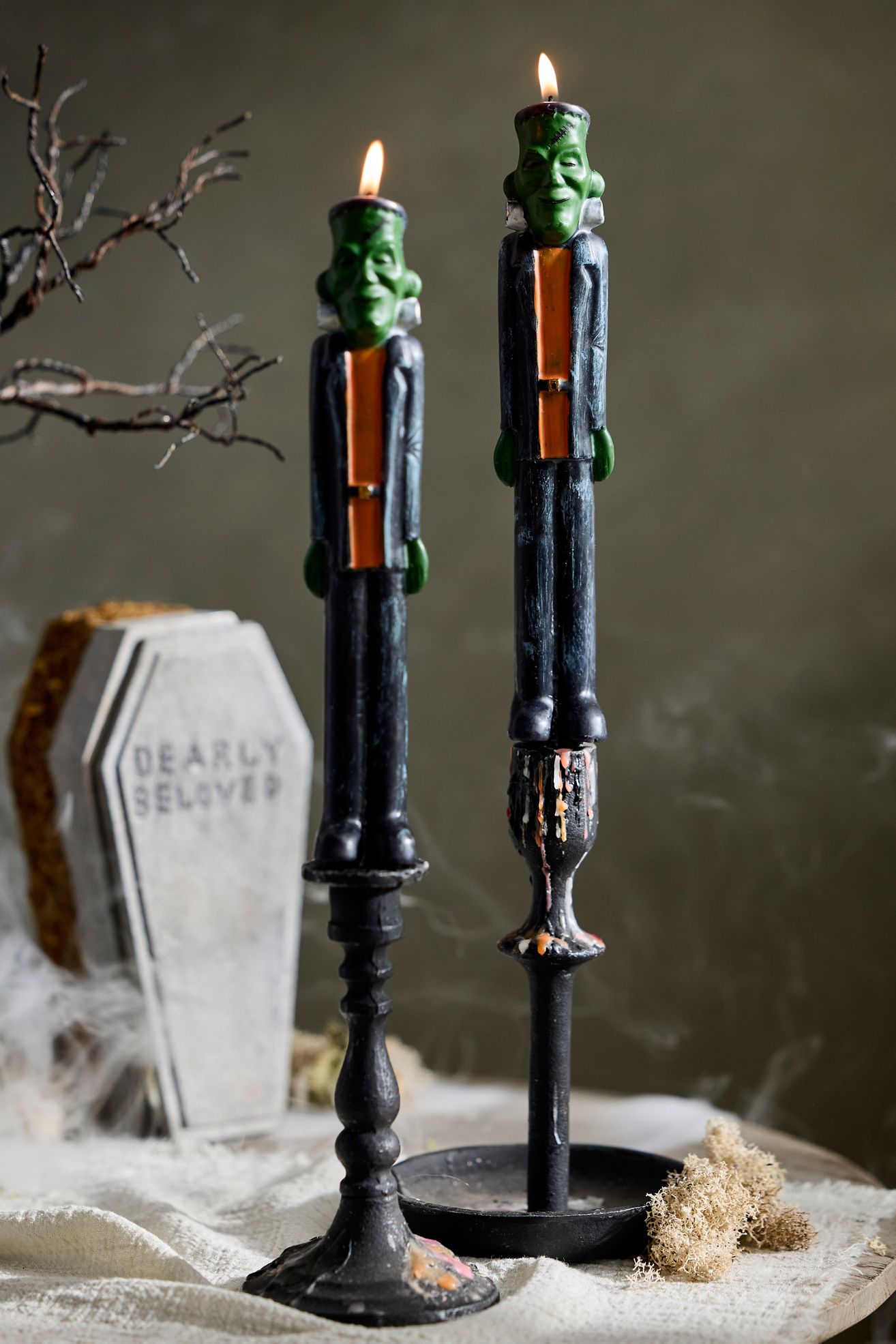 Monster Taper Candles, Set of 2 - Monster, S