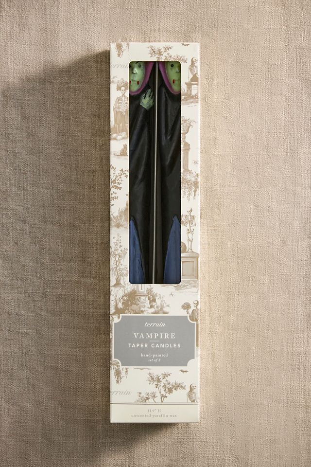 Vampire Taper Candles, Set of 2 #2