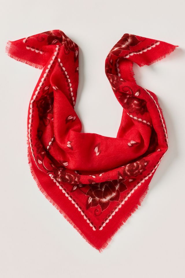 Wyeth 100% Cashmere Paisley Scarf #1