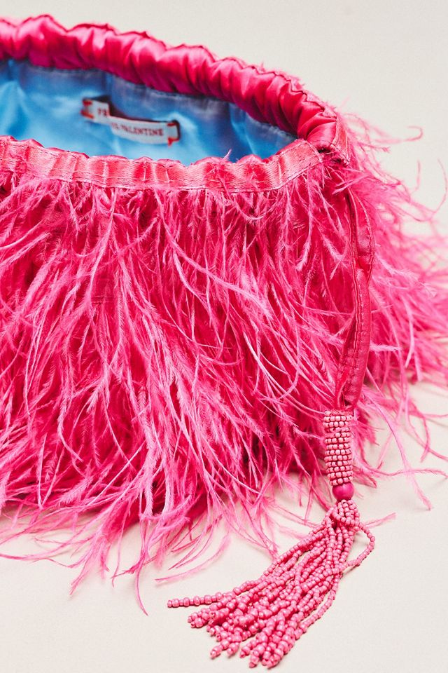 Frances Valentine Feather Pouf Handbag #2